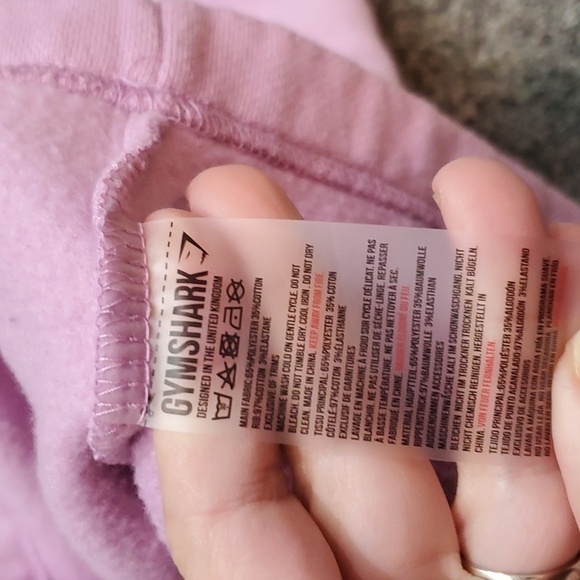 Gymshark Womens Hoodie Crop Sweater sweatshirt sz M - Picture 9 of 9